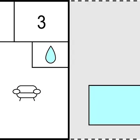 3 Bedroom Amazing In Vinovac 度假居 *